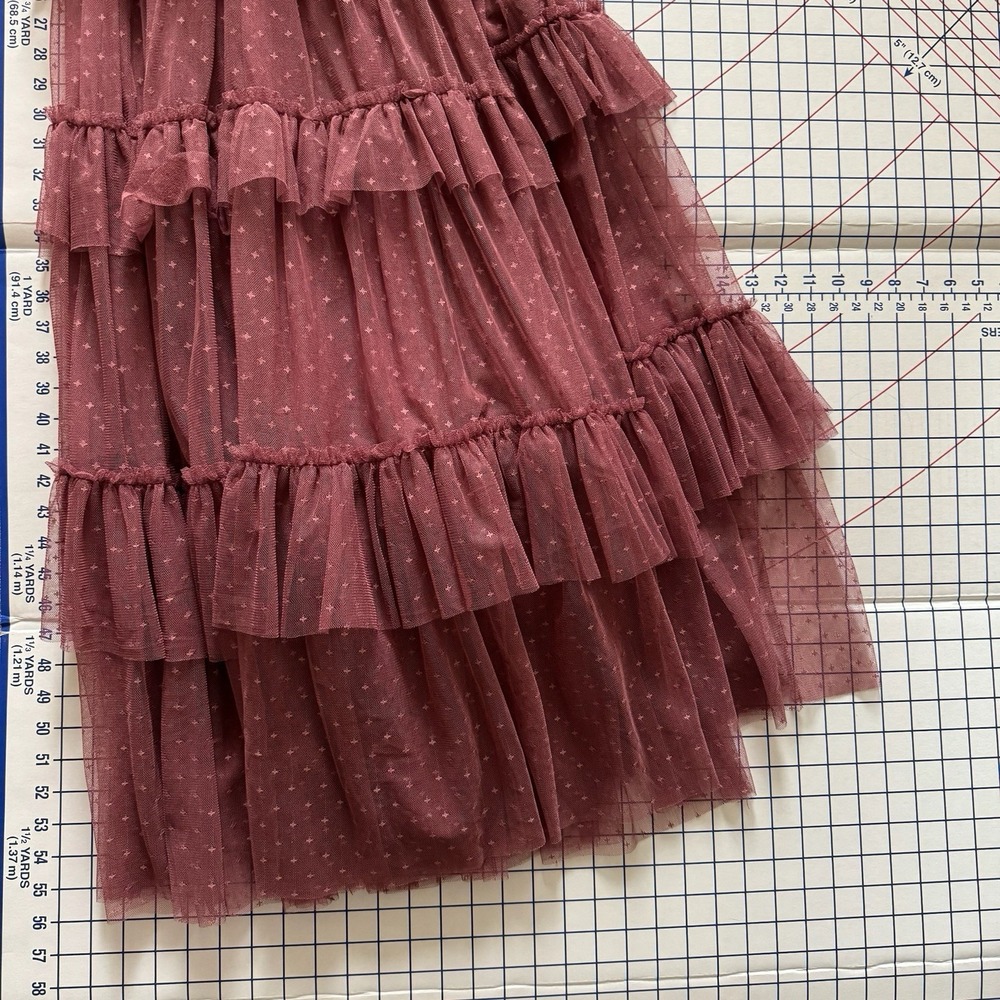 Ivy City Co Whimsical Dress 2X Mulberry Mauve Ethereal Romantic Soft Feminine - Picture 15 of 16